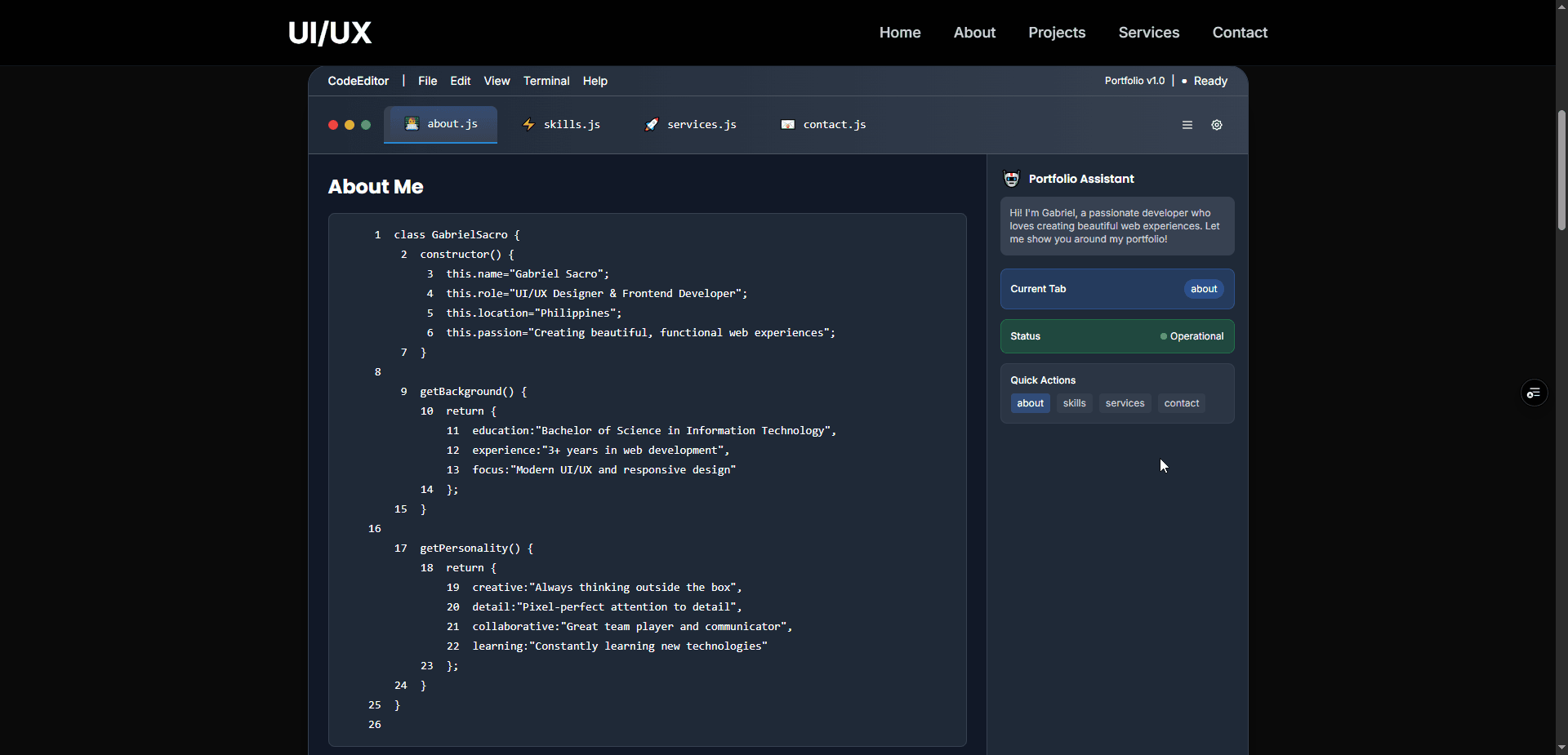 Modern Portfolio screenshot 3
