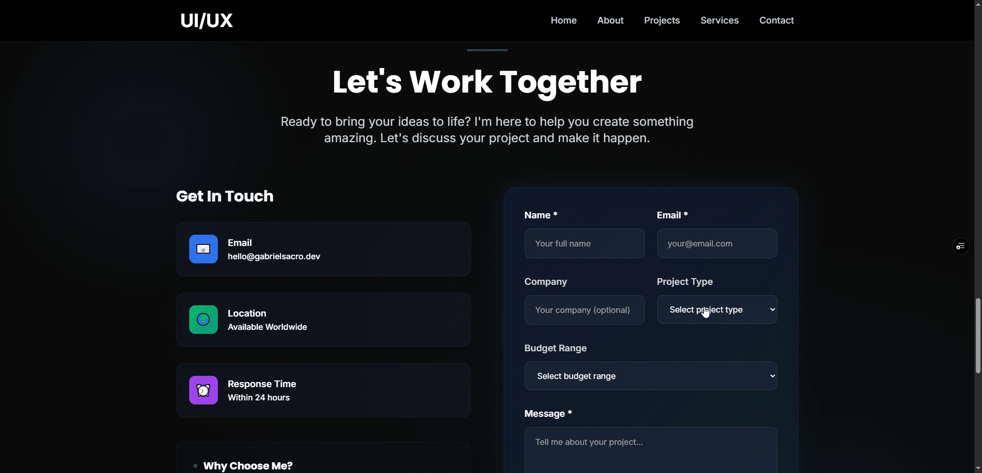 Modern Portfolio screenshot 4