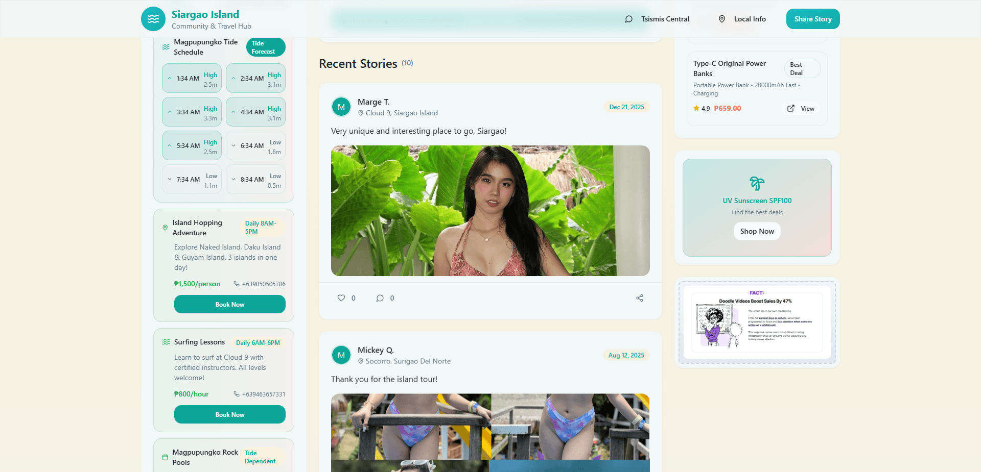 Community Hub Website screenshot 4