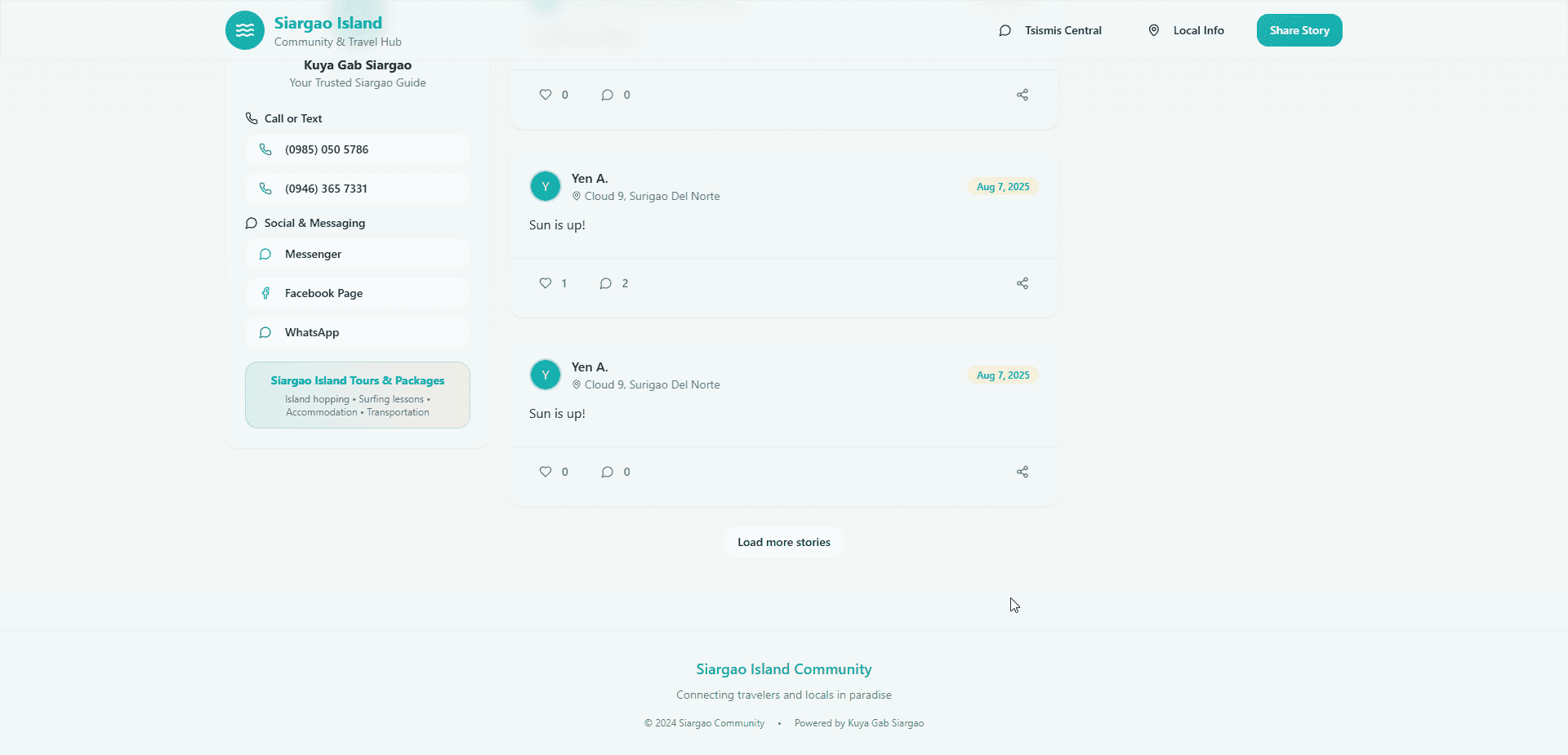 Community Hub Website screenshot 5