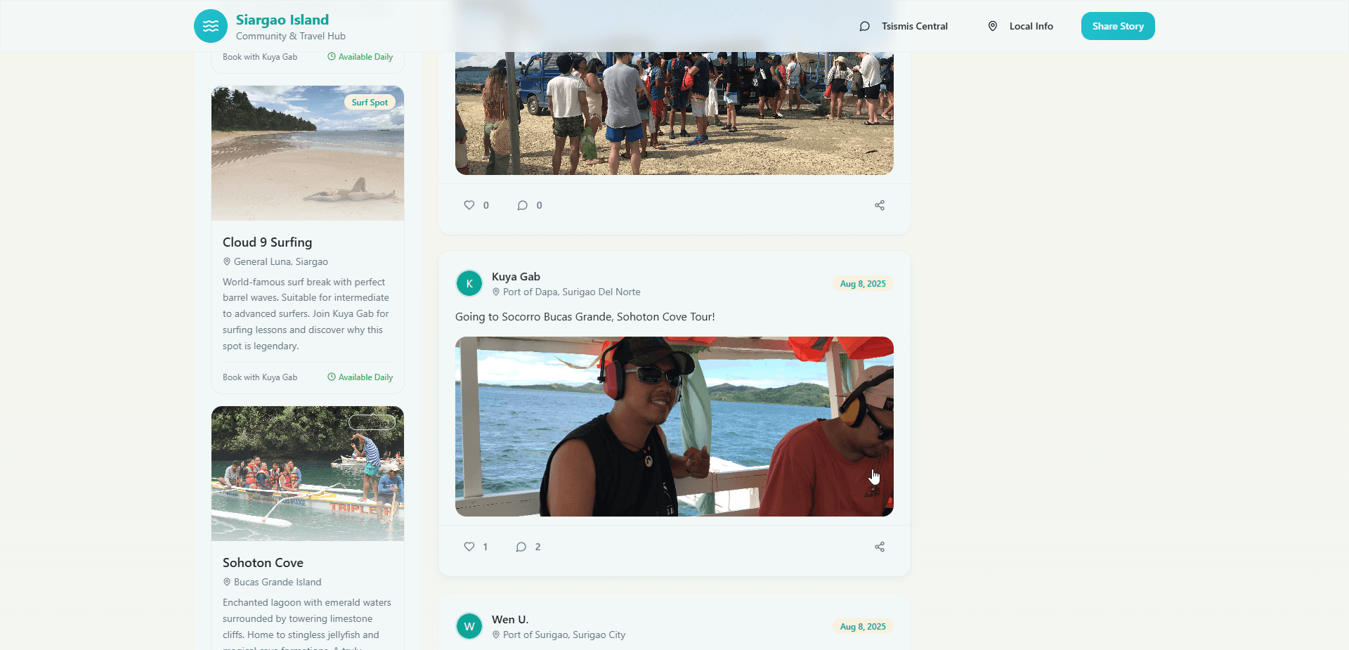 Community Hub Website screenshot 3